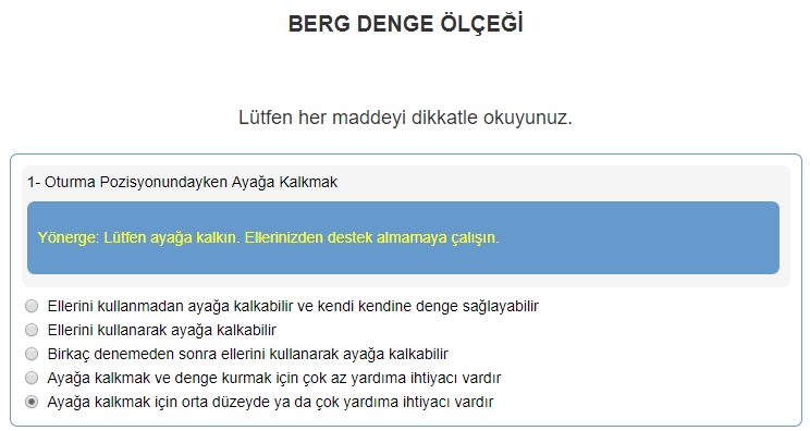 Özel Dinamik Anket Örnek 6